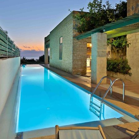Villa Mediterranea, With Heated Pool Livadia  Exteriör bild
