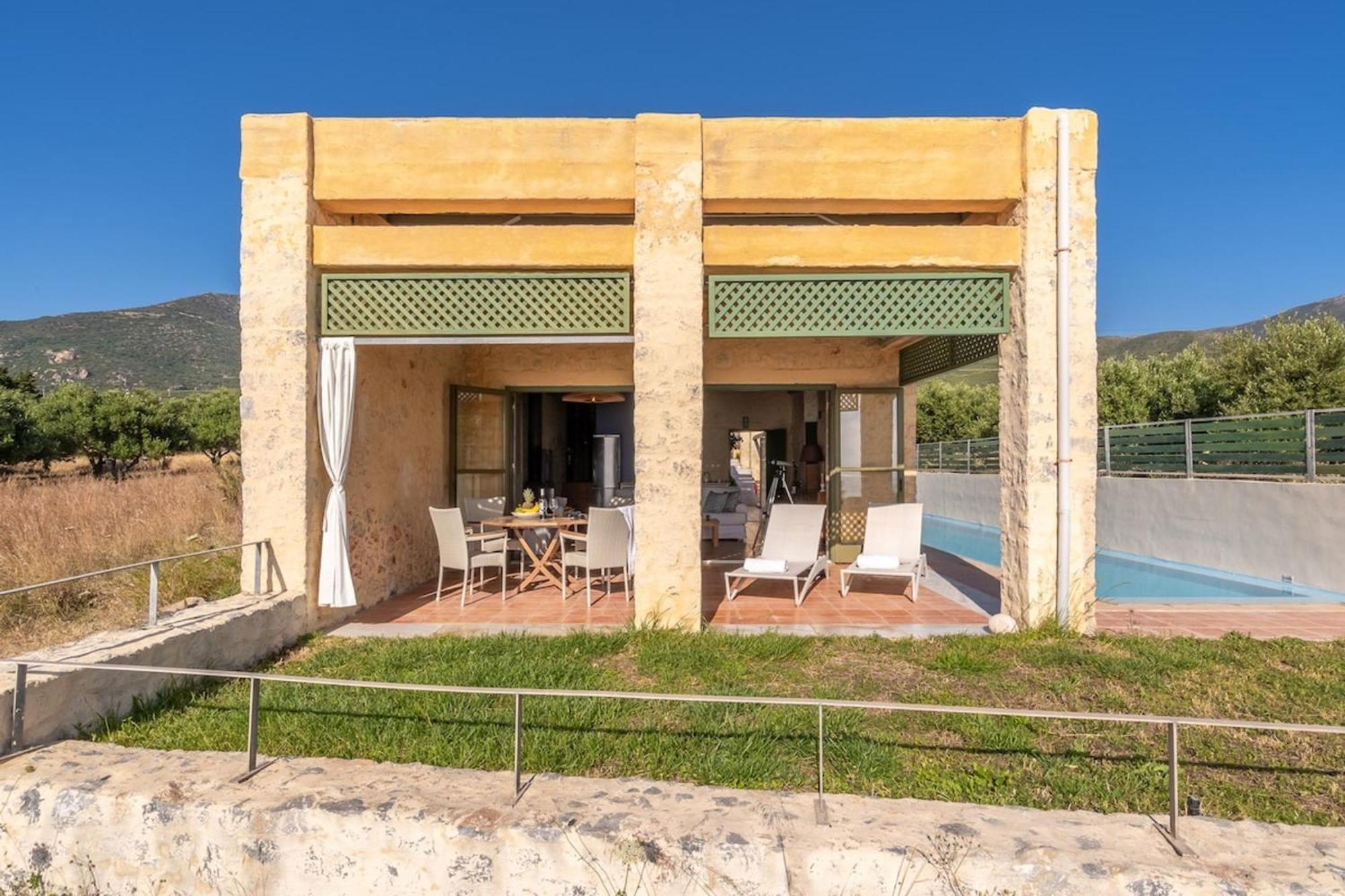 Villa Mediterranea, With Heated Pool Livadia  Exteriör bild
