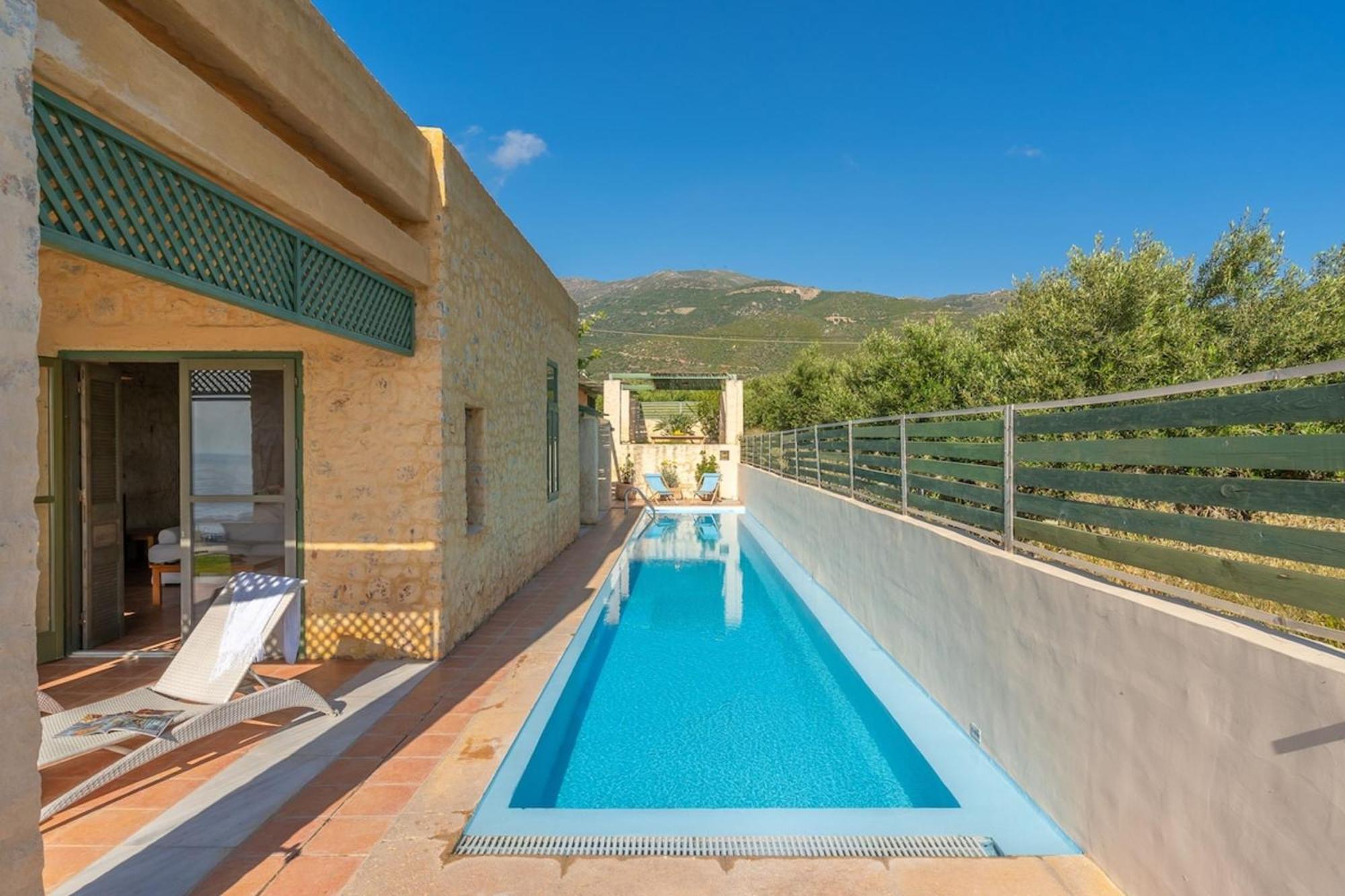Villa Mediterranea, With Heated Pool Livadia  Exteriör bild